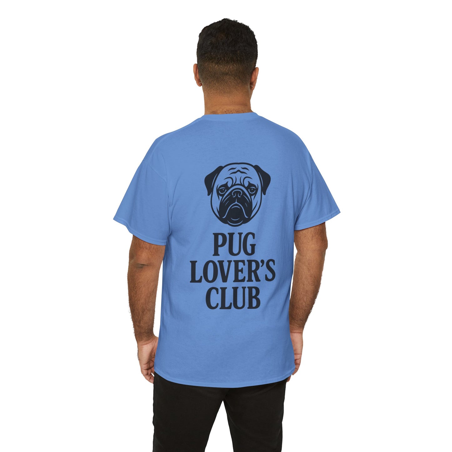 Cute Pug Lover's Club, Casual Dog Lover's T-Shirt, Gift for Pet Owners, Funny Friendship Shirt, Unisex Cotton Tee
