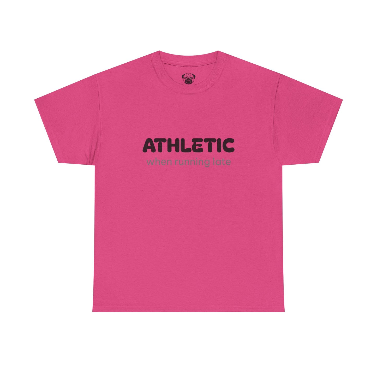 Unisex Typography Humor Tee – Athletic when running late