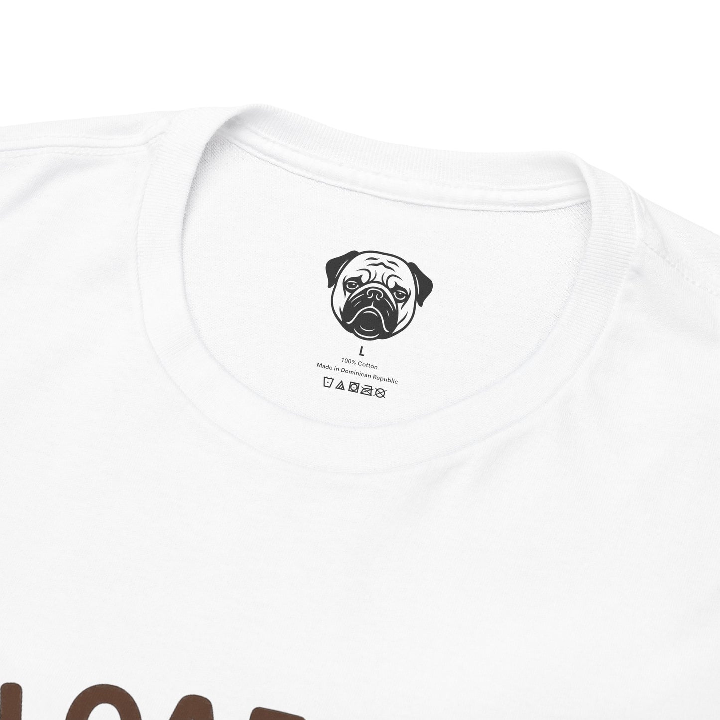 Cute Pug Loaf You Bread Tee, Casual Dog Lover's T-Shirt, Halloween Gift for Pet Owners, Funny Friendship Shirt, Unisex Cotton Tee