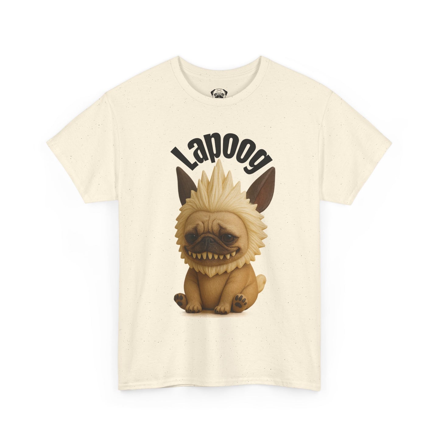 Cute Lapoog Tee, Casual Dog Lover's T-Shirt, Halloween Gift for Pet Owners, Funny Friendship Shirt, Unisex Cotton Tee