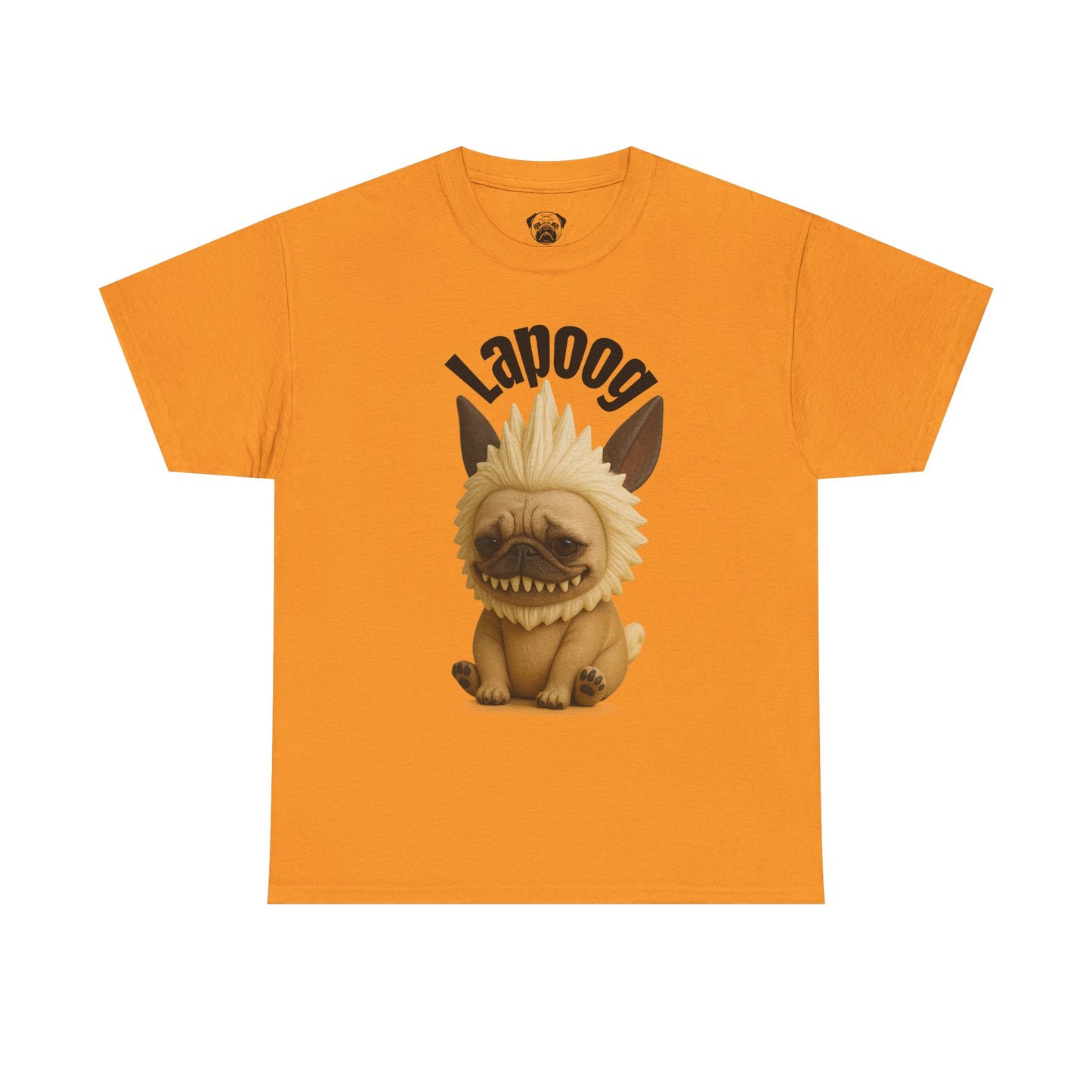 Cute Lapoog Tee, Casual Dog Lover's T-Shirt, Halloween Gift for Pet Owners, Funny Friendship Shirt, Unisex Cotton Tee