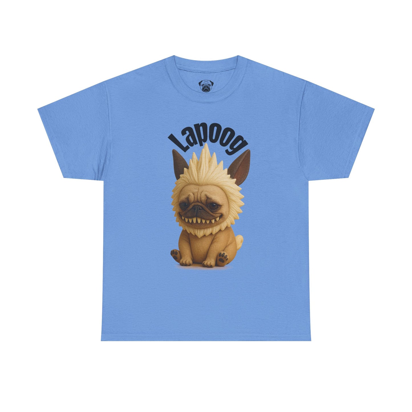 Cute Lapoog Tee, Casual Dog Lover's T-Shirt, Halloween Gift for Pet Owners, Funny Friendship Shirt, Unisex Cotton Tee