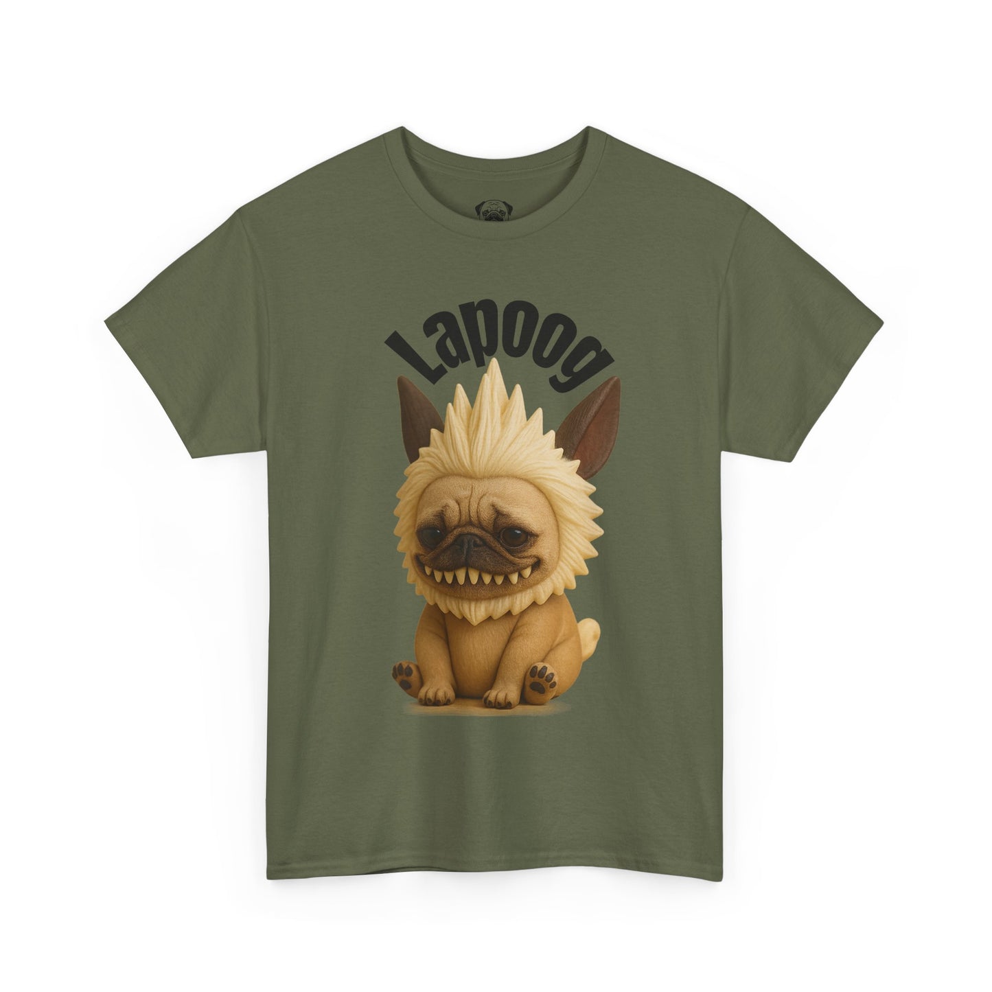 Cute Lapoog Tee, Casual Dog Lover's T-Shirt, Halloween Gift for Pet Owners, Funny Friendship Shirt, Unisex Cotton Tee