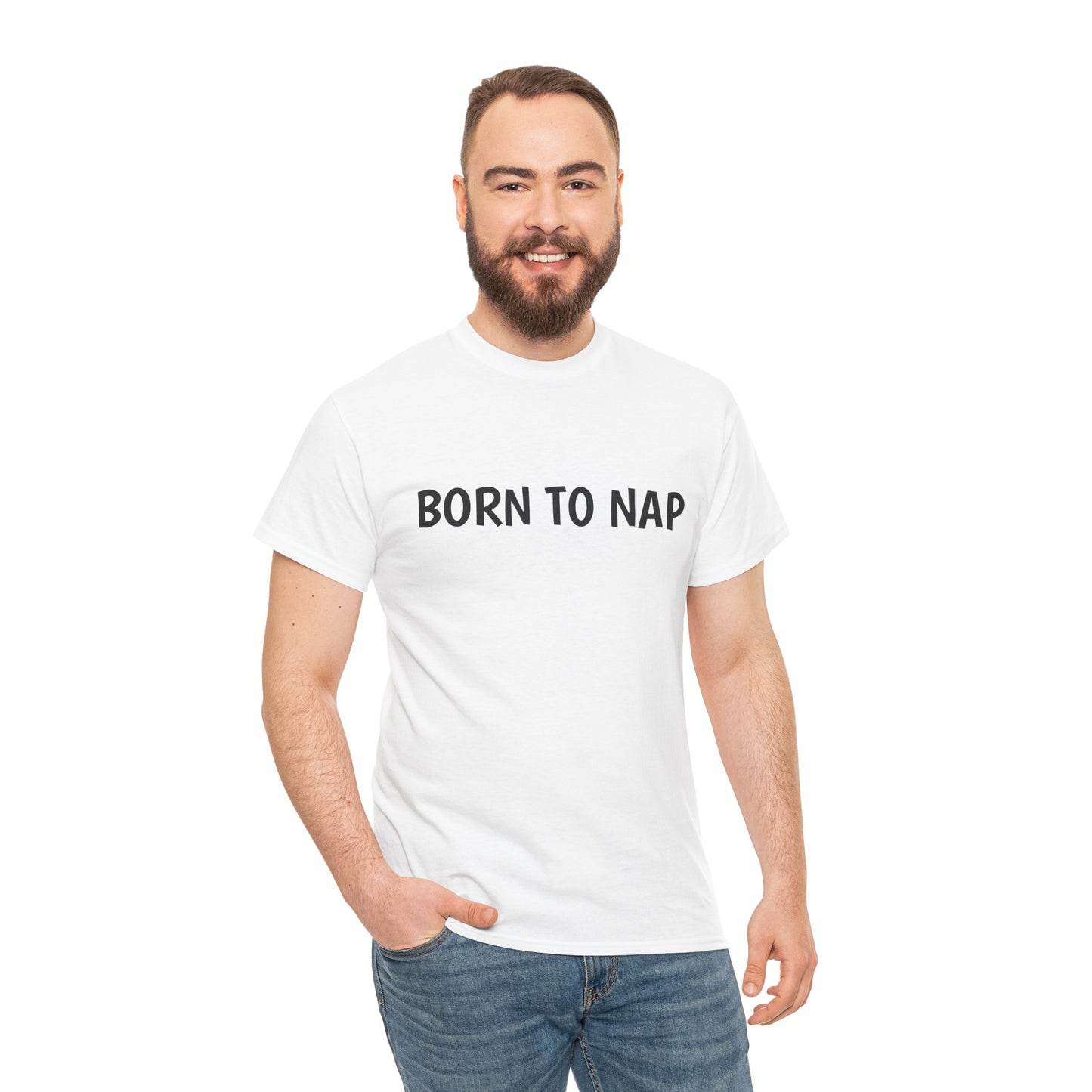 Typography Tee 'Born to Nap' - Unisex
