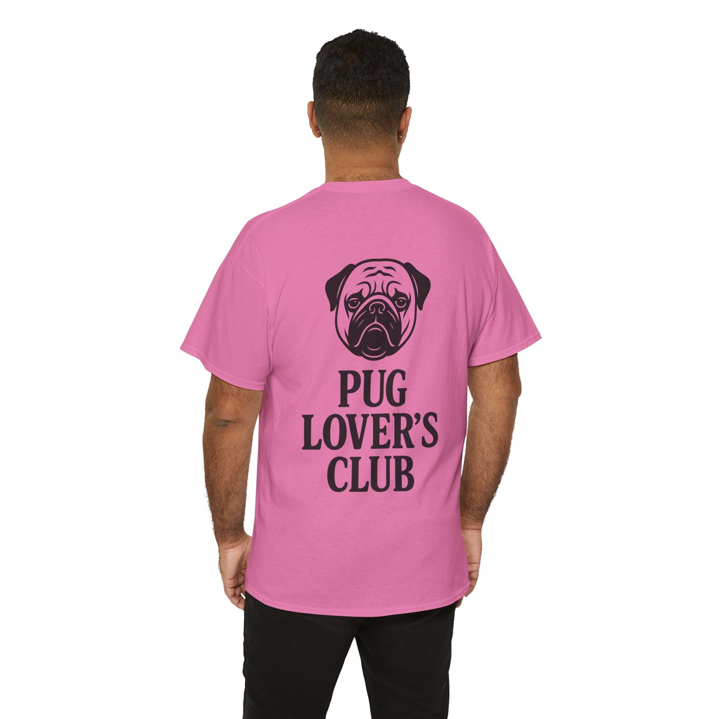 Cute Pug Lover's Club, Casual Dog Lover's T-Shirt, Gift for Pet Owners, Funny Friendship Shirt, Unisex Cotton Tee