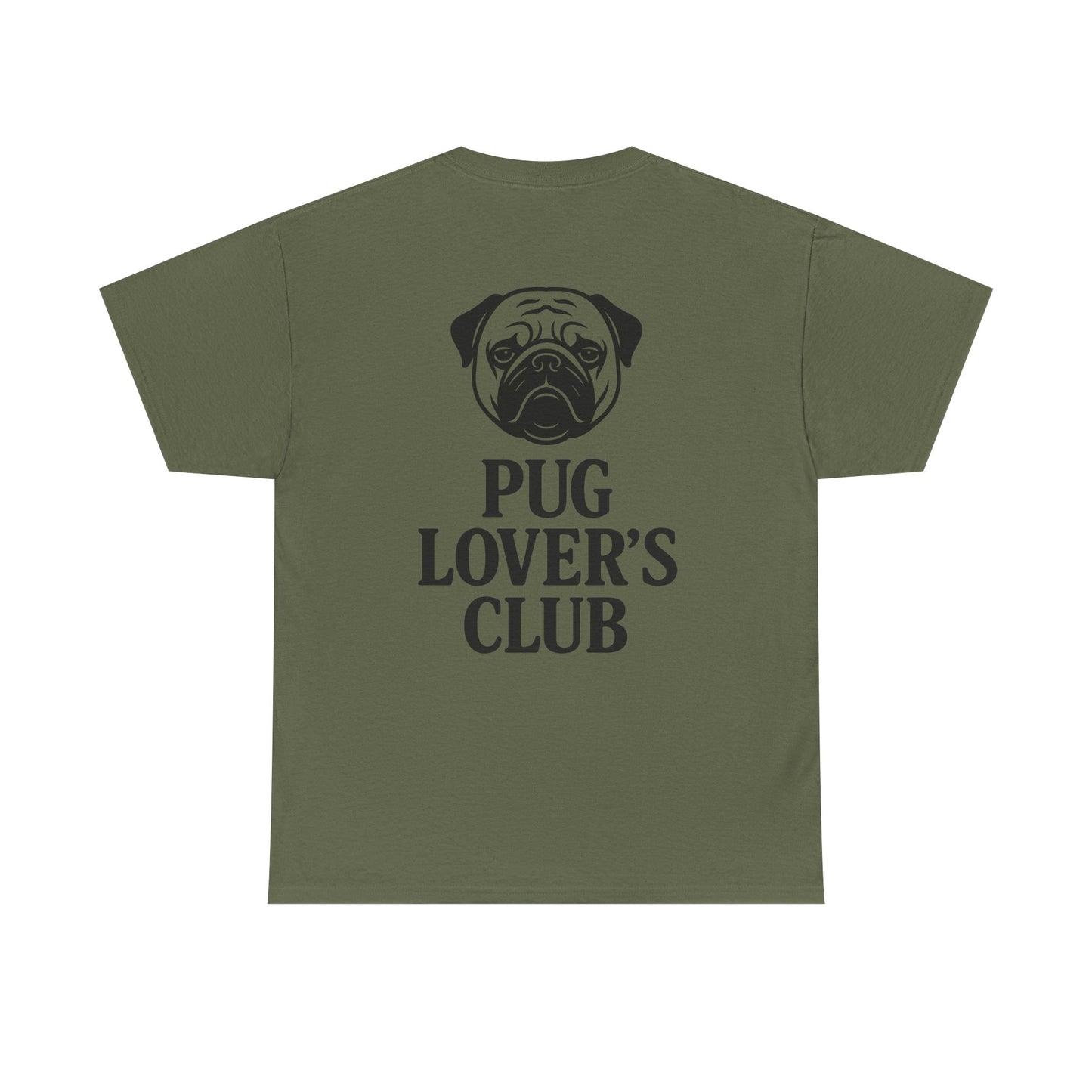Cute Pug Lover's Club, Casual Dog Lover's T-Shirt, Gift for Pet Owners, Funny Friendship Shirt, Unisex Cotton Tee