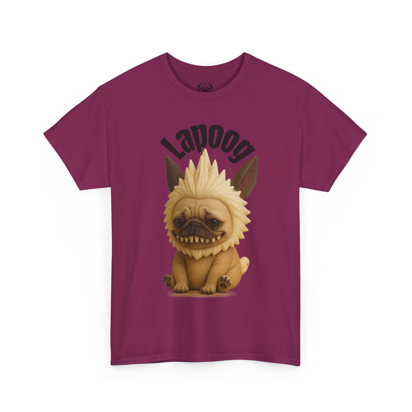 Cute Lapoog Tee, Casual Dog Lover's T-Shirt, Halloween Gift for Pet Owners, Funny Friendship Shirt, Unisex Cotton Tee