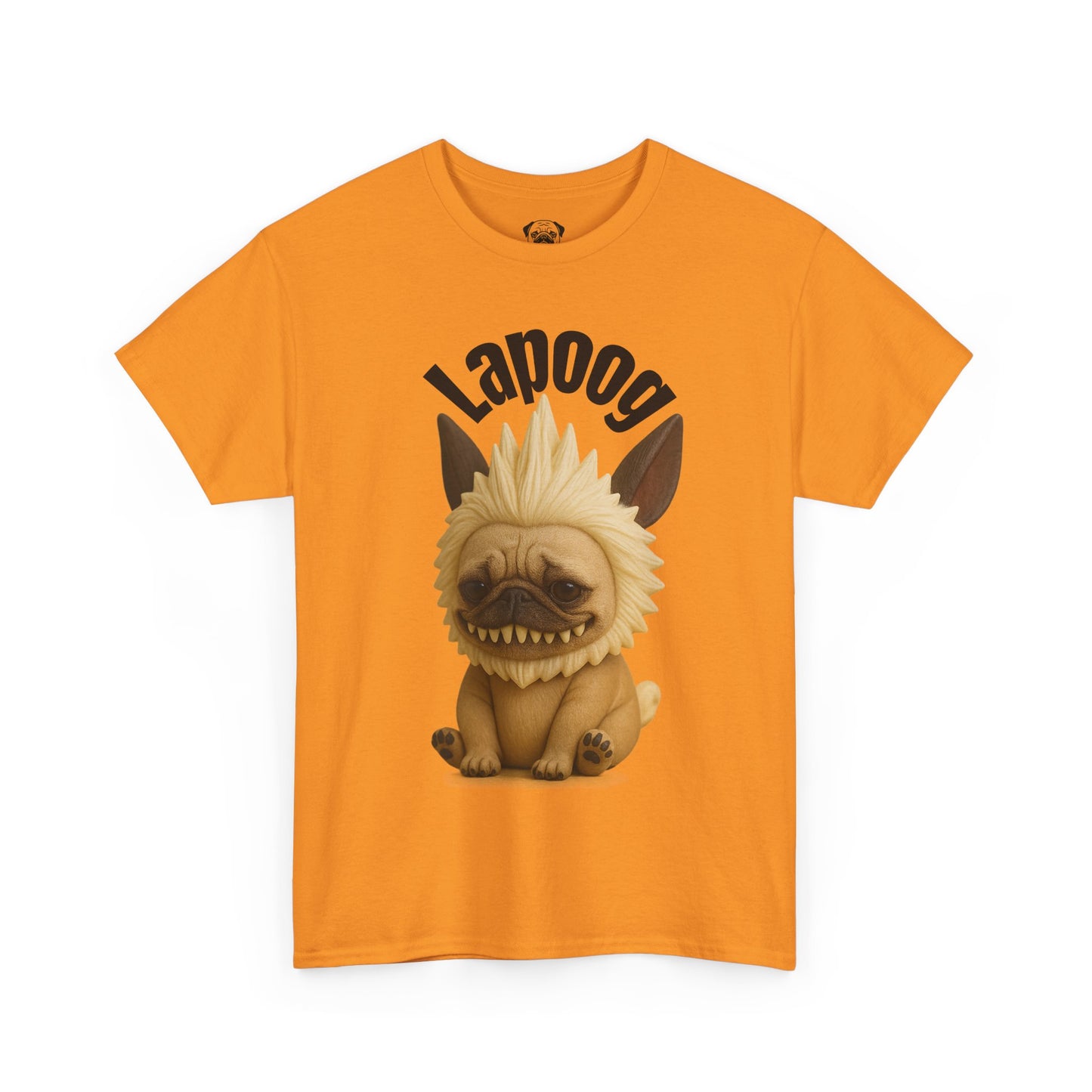 Cute Lapoog Tee, Casual Dog Lover's T-Shirt, Halloween Gift for Pet Owners, Funny Friendship Shirt, Unisex Cotton Tee