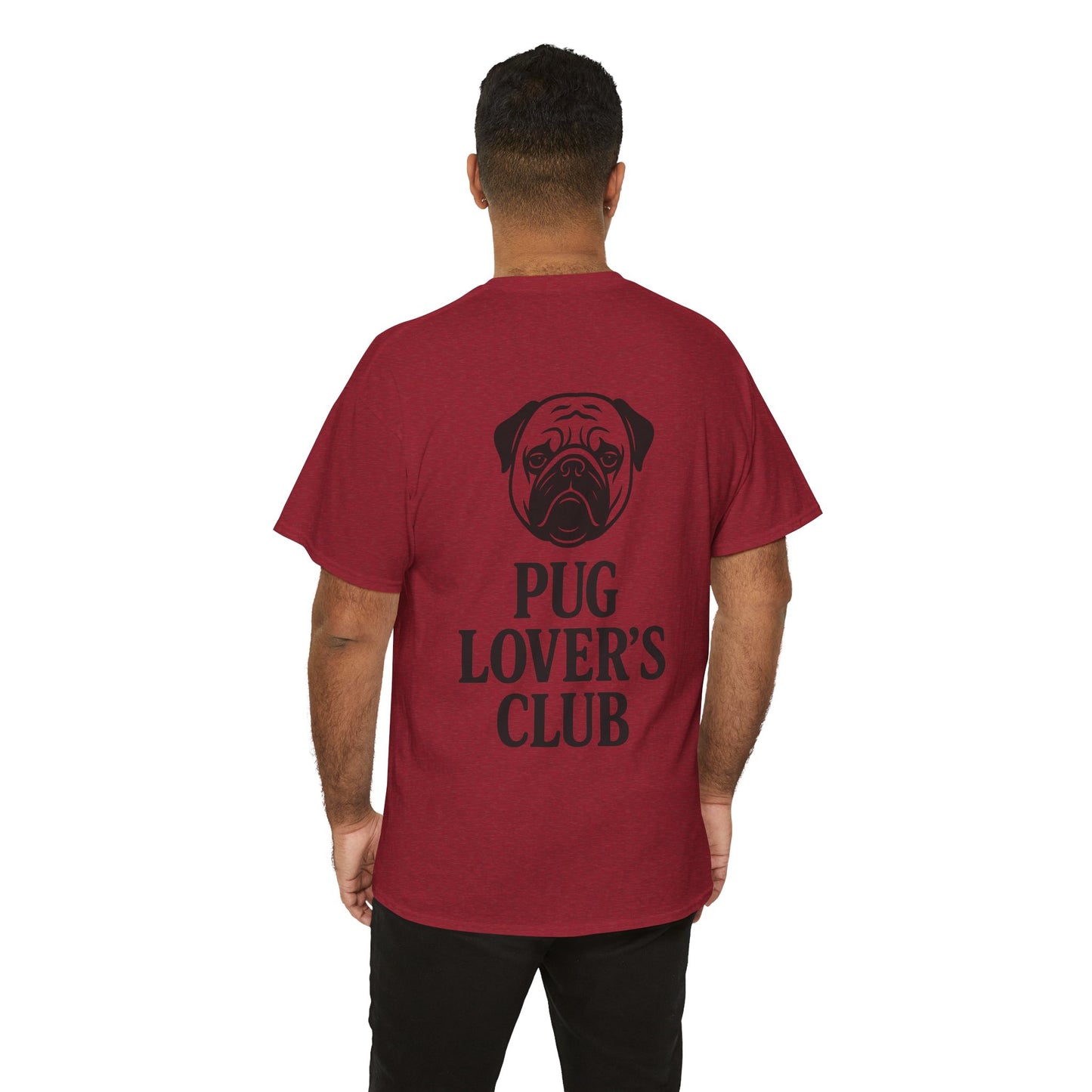 Cute Pug Lover's Club, Casual Dog Lover's T-Shirt, Gift for Pet Owners, Funny Friendship Shirt, Unisex Cotton Tee
