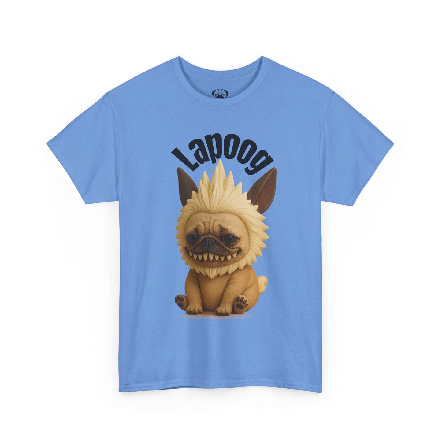 Cute Lapoog Tee, Casual Dog Lover's T-Shirt, Halloween Gift for Pet Owners, Funny Friendship Shirt, Unisex Cotton Tee