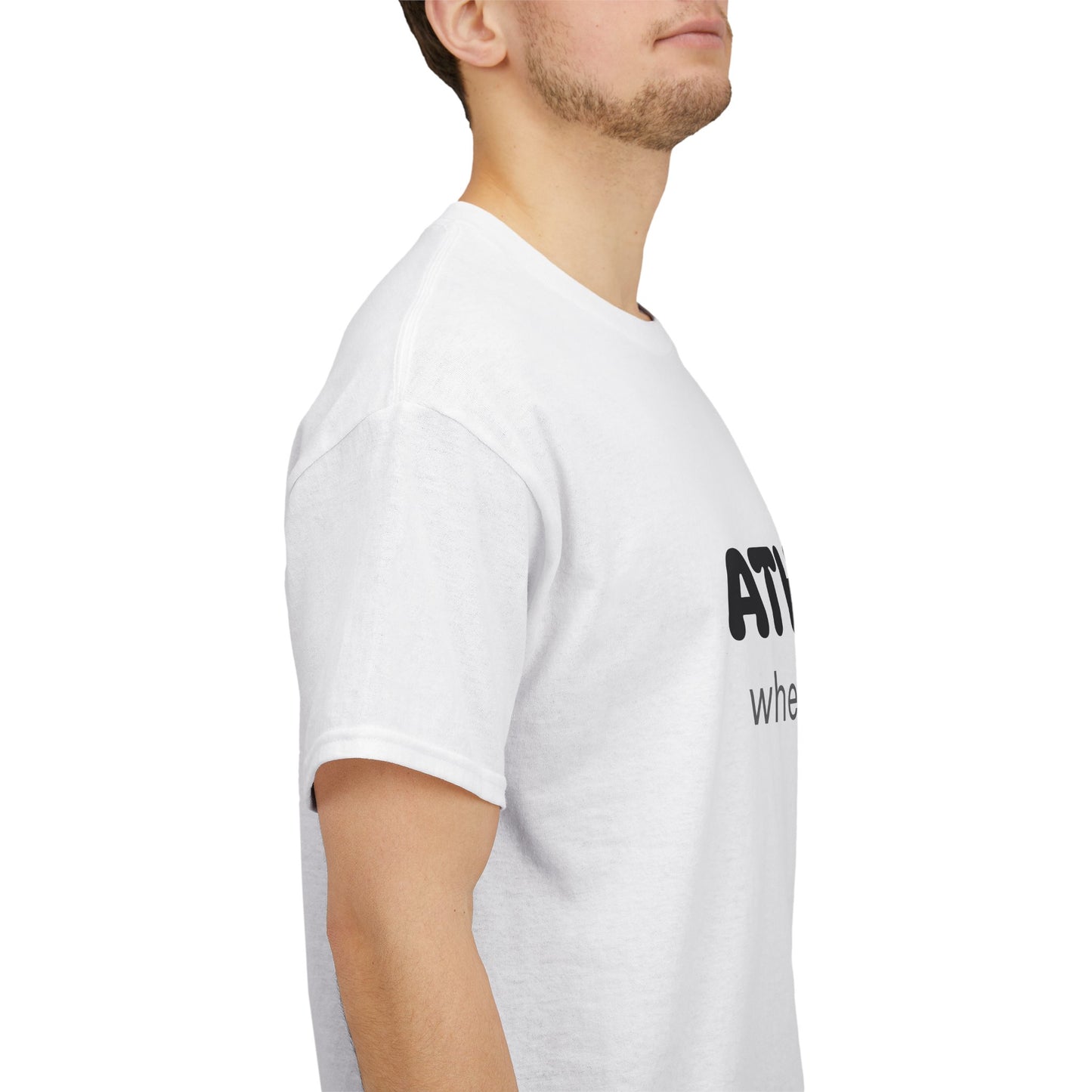Unisex Typography Humor Tee – Athletic when running late