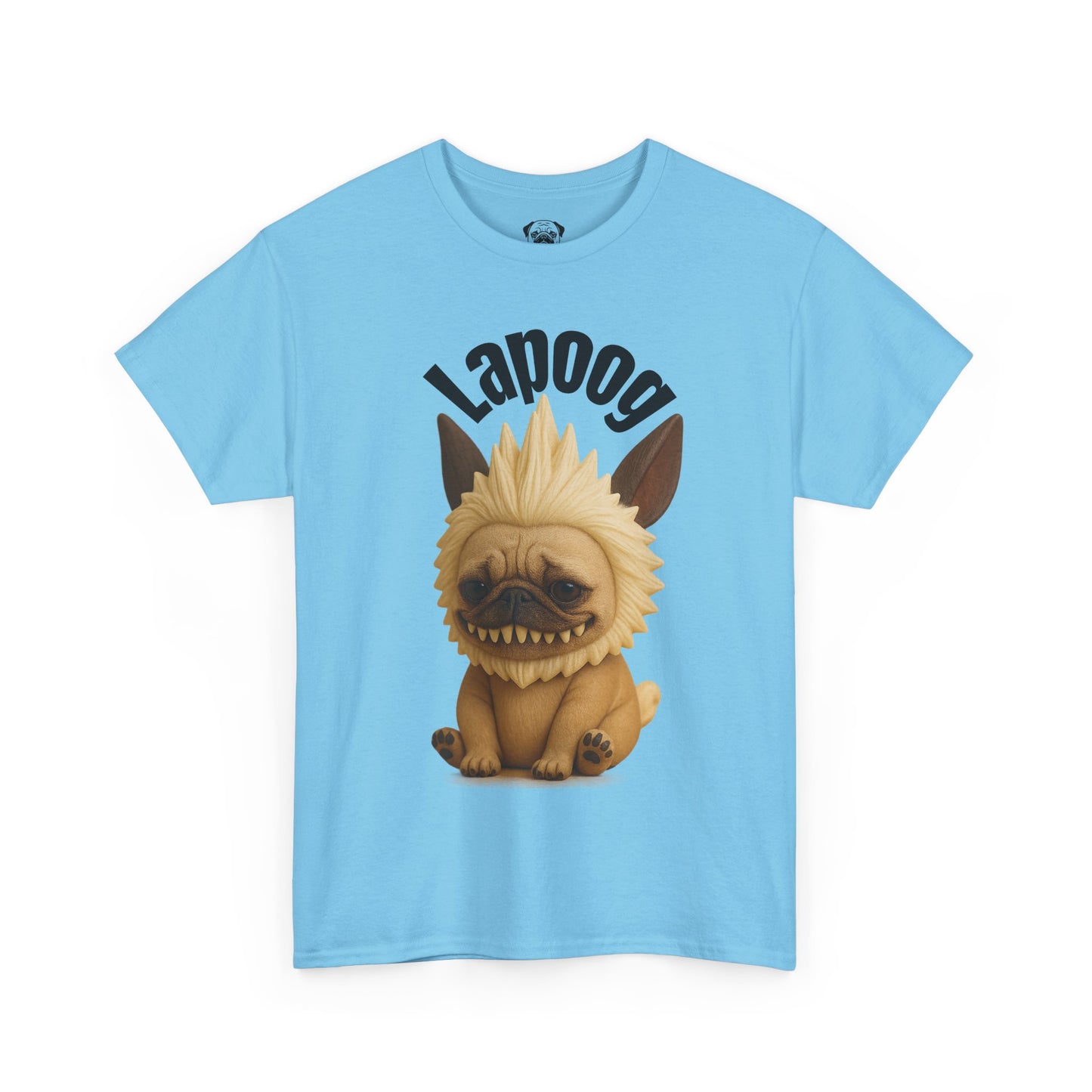 Cute Lapoog Tee, Casual Dog Lover's T-Shirt, Halloween Gift for Pet Owners, Funny Friendship Shirt, Unisex Cotton Tee