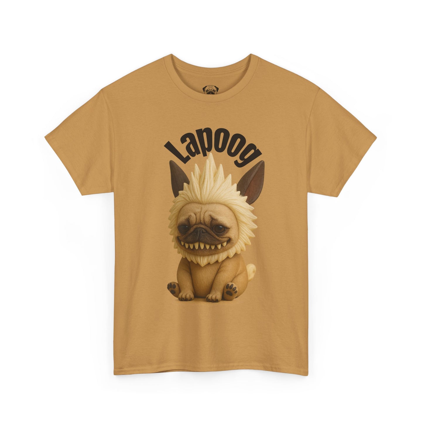 Cute Lapoog Tee, Casual Dog Lover's T-Shirt, Halloween Gift for Pet Owners, Funny Friendship Shirt, Unisex Cotton Tee