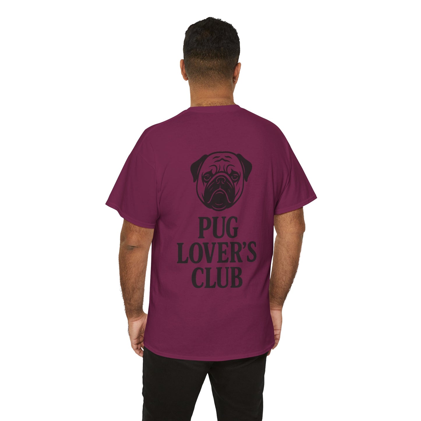 Cute Pug Lover's Club, Casual Dog Lover's T-Shirt, Gift for Pet Owners, Funny Friendship Shirt, Unisex Cotton Tee