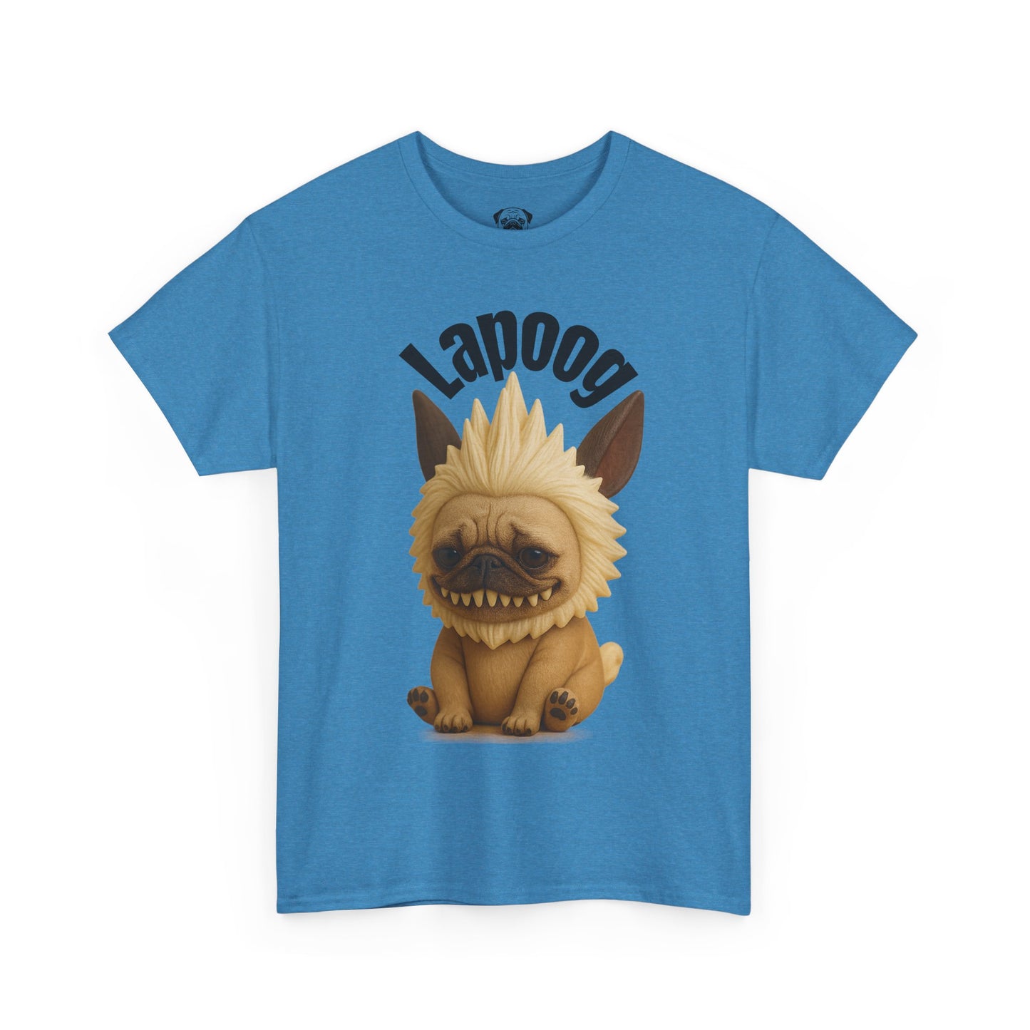 Cute Lapoog Tee, Casual Dog Lover's T-Shirt, Halloween Gift for Pet Owners, Funny Friendship Shirt, Unisex Cotton Tee