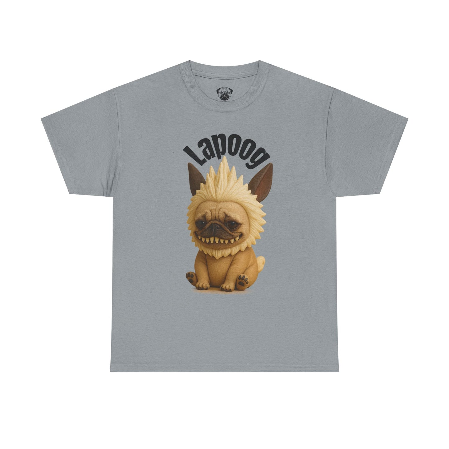 Cute Lapoog Tee, Casual Dog Lover's T-Shirt, Halloween Gift for Pet Owners, Funny Friendship Shirt, Unisex Cotton Tee