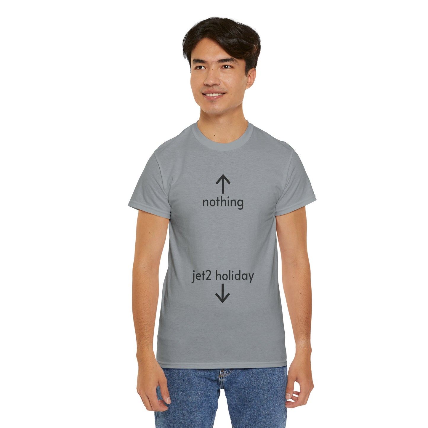 Unisex Typography Humor Tee – Nothing beats a Jet2 holiday