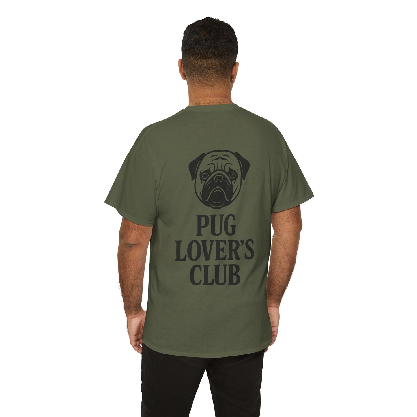 Cute Pug Lover's Club, Casual Dog Lover's T-Shirt, Gift for Pet Owners, Funny Friendship Shirt, Unisex Cotton Tee