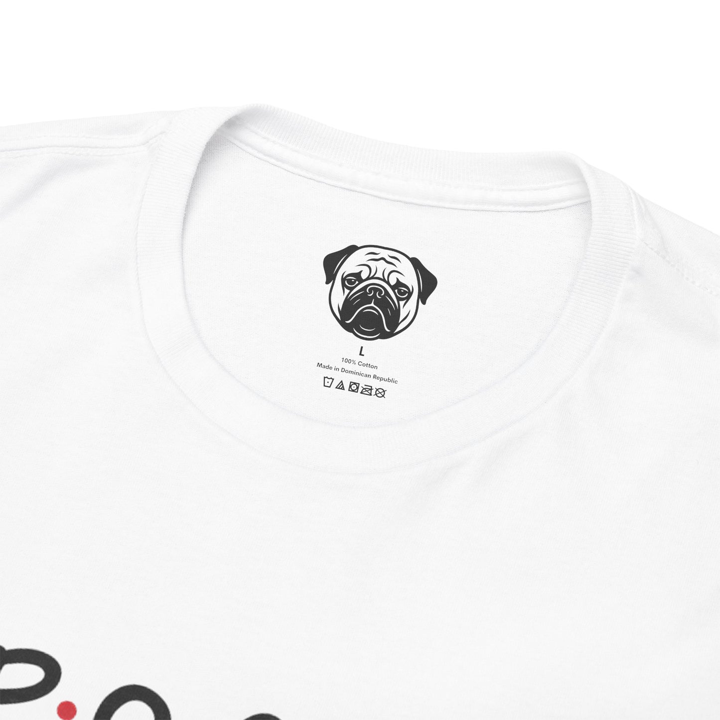 Cute Friends Poogs The One with The Pug Rachel Tee, Casual Dog Lover's T-Shirt, Gift for Pet Owners, Funny Friendship Shirt, Unisex Cotton Tee