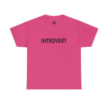 Typography "Introvert" Unisex T-Shirt