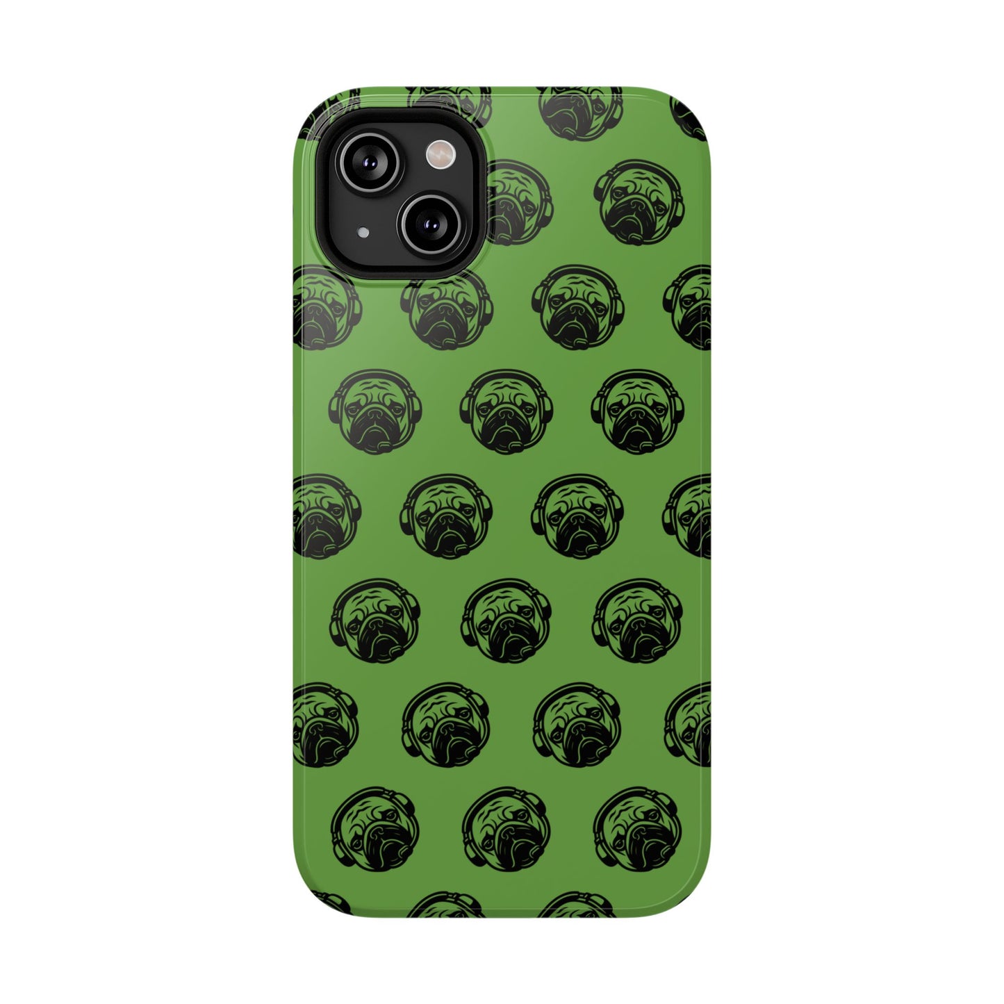 [Green] Poogstek Logo Stylish Impact-Resistant Phone Case with Cool Headphone Design, Hipster Gift, Fun Phone Accessory, Trendy Tech Case, Unique [...]