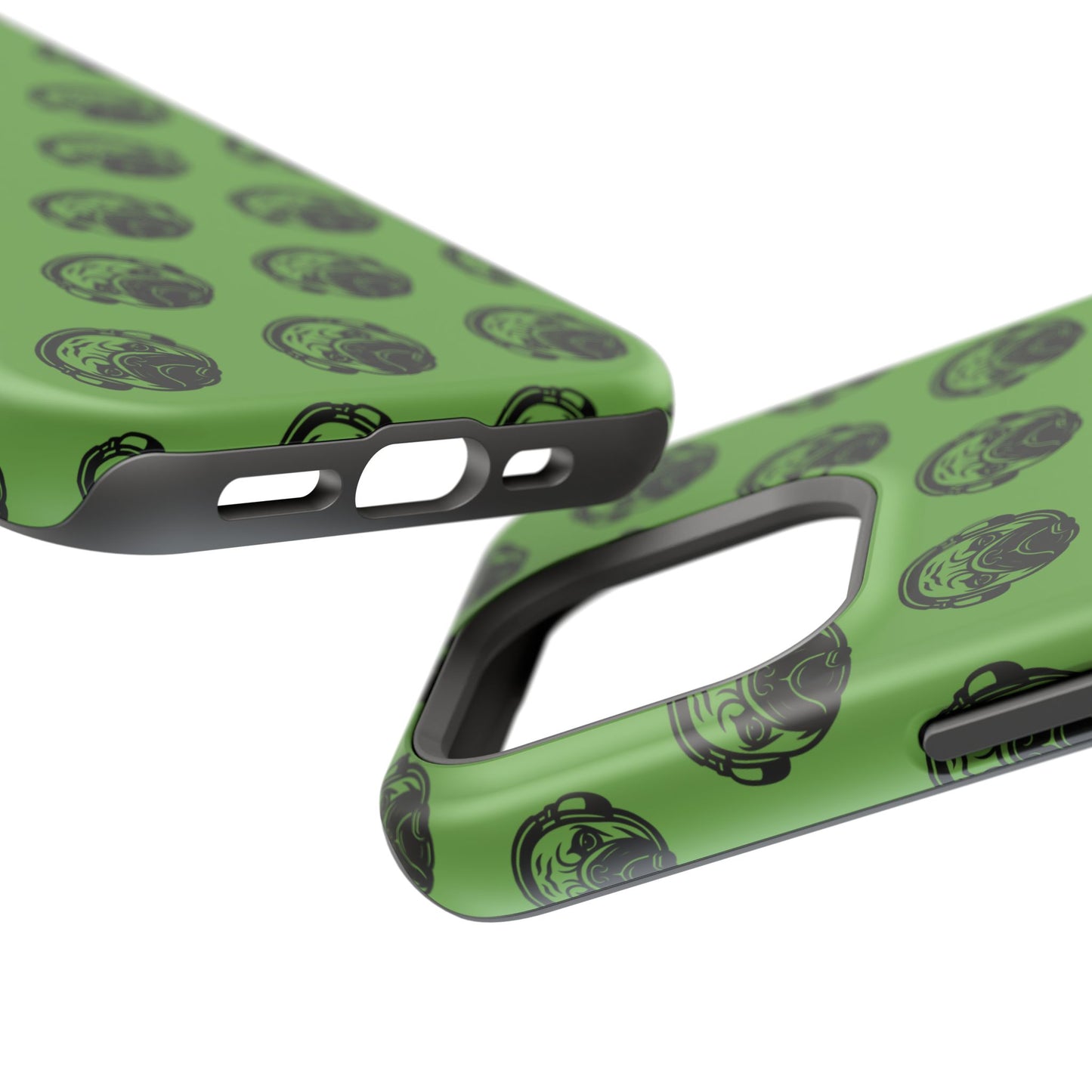 [Green] Poogstek Logo Stylish Impact-Resistant Phone Case with Cool Headphone Design, Hipster Gift, Fun Phone Accessory, Trendy Tech Case, Unique [...]