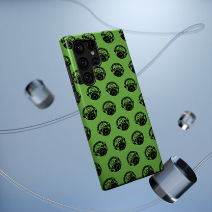 [Green] Poogstek Logo Stylish Impact-Resistant Phone Case with Cool Headphone Design, Hipster Gift, Fun Phone Accessory, Trendy Tech Case, Unique [...]