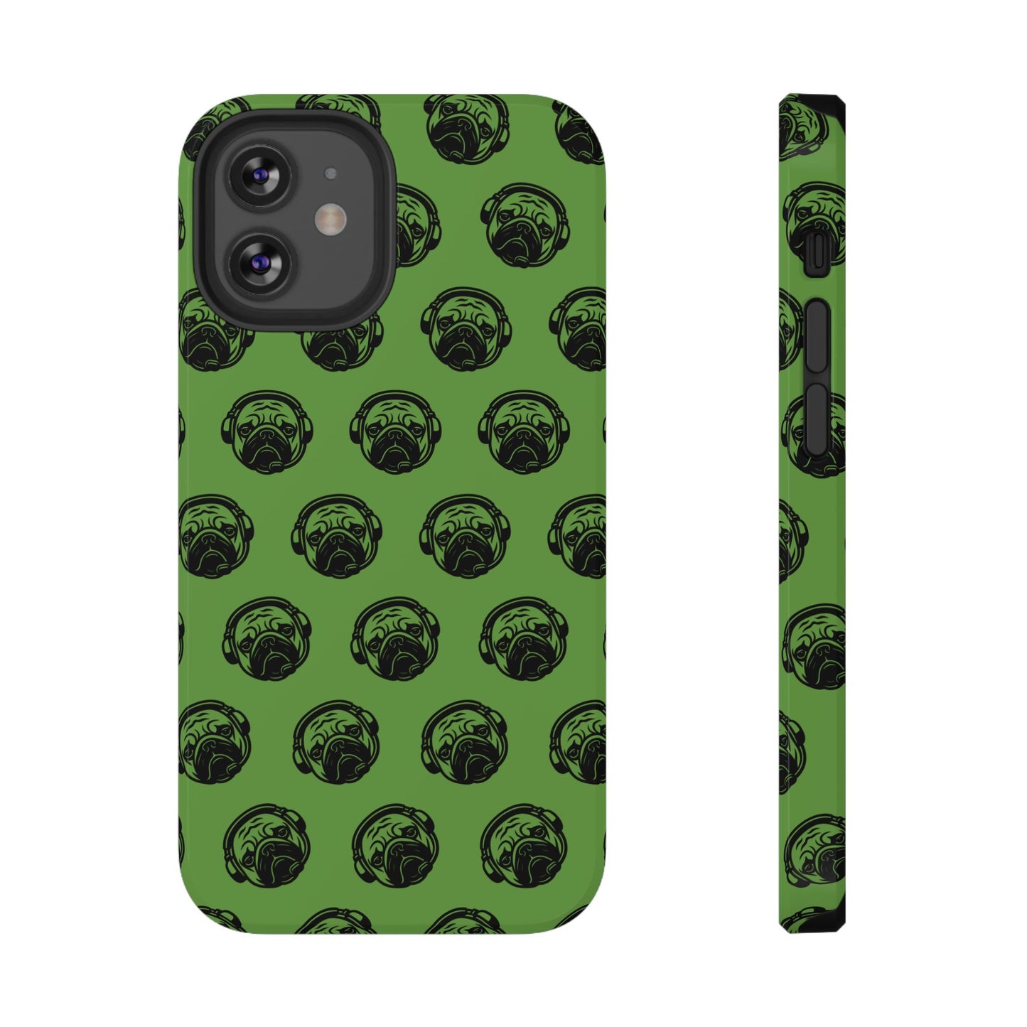 [Green] Poogstek Logo Stylish Impact-Resistant Phone Case with Cool Headphone Design, Hipster Gift, Fun Phone Accessory, Trendy Tech Case, Unique [...]