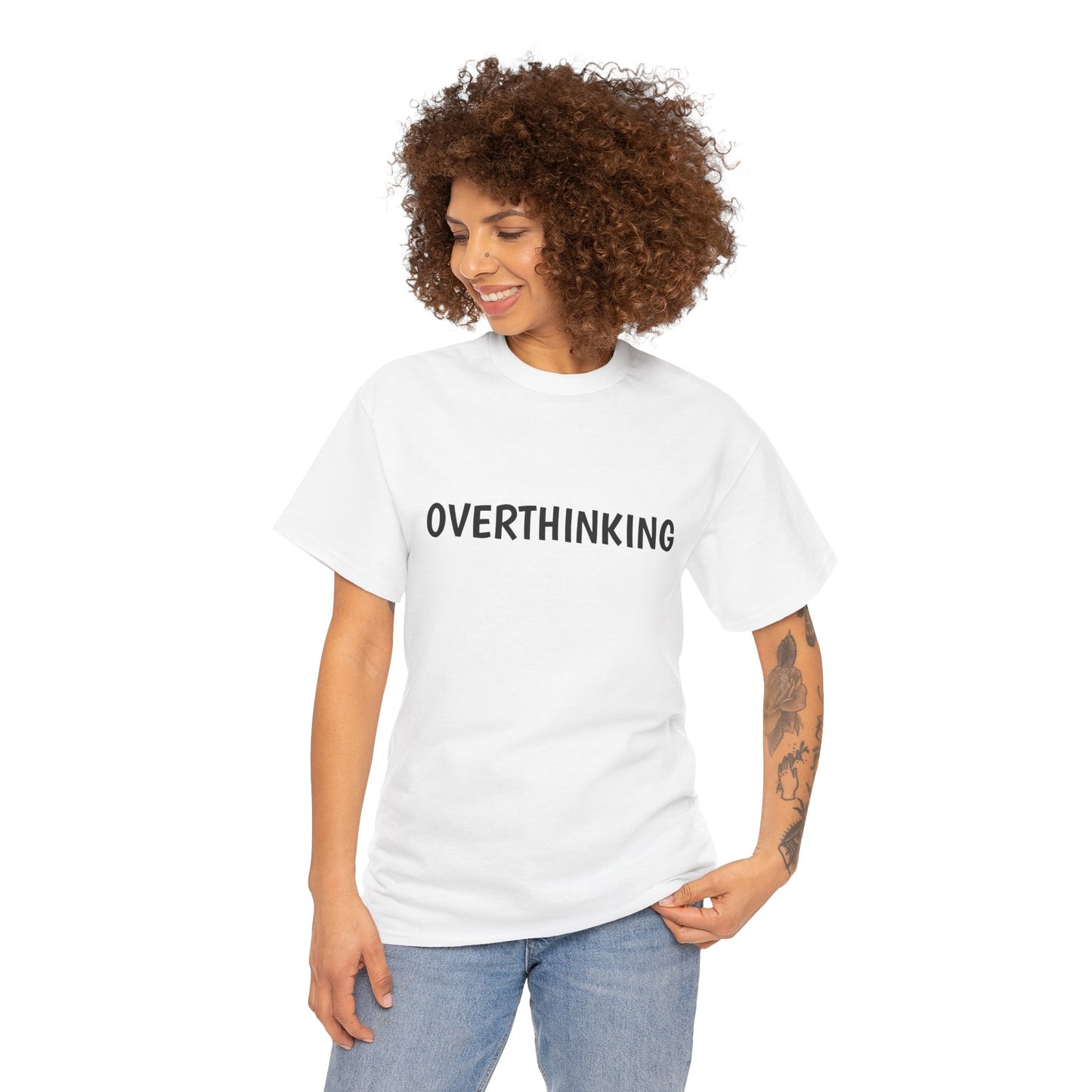 Typography Overthinking Tee