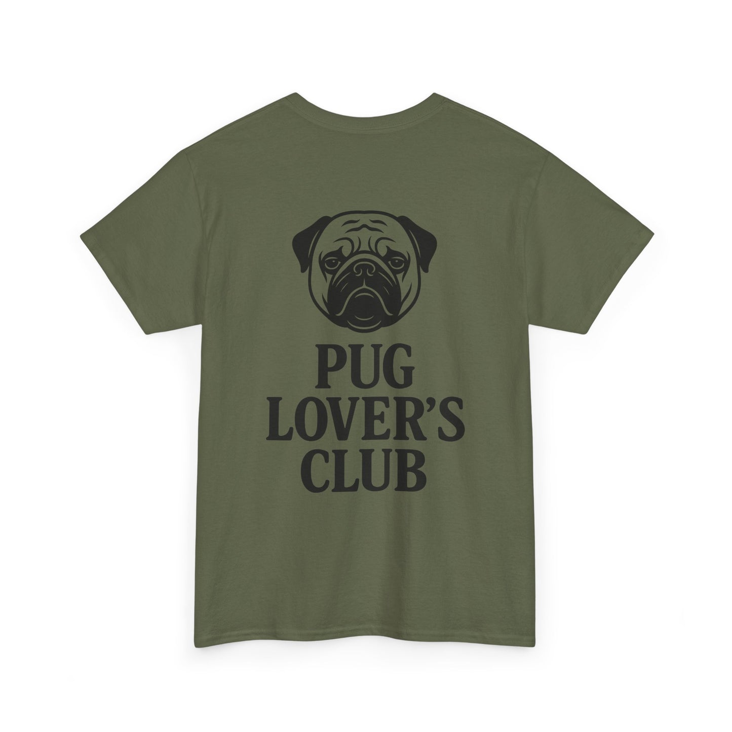 Cute Pug Lover's Club, Casual Dog Lover's T-Shirt, Gift for Pet Owners, Funny Friendship Shirt, Unisex Cotton Tee