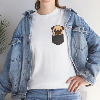 Cute Pug Lover's Club, Casual Dog Lover's T-Shirt, Gift for Pet Owners, Funny Friendship Shirt, Unisex Cotton Tee