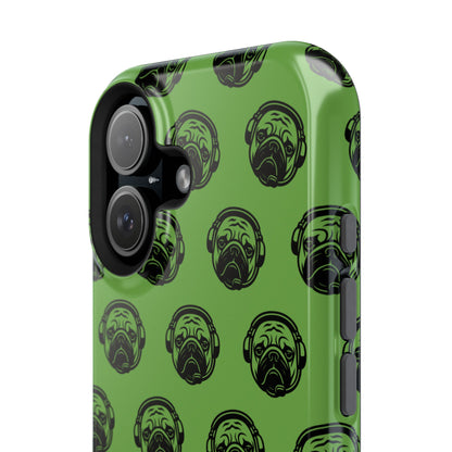 [Green] Poogstek Logo Stylish Impact-Resistant Phone Case with Cool Headphone Design, Hipster Gift, Fun Phone Accessory, Trendy Tech Case, Unique [...]