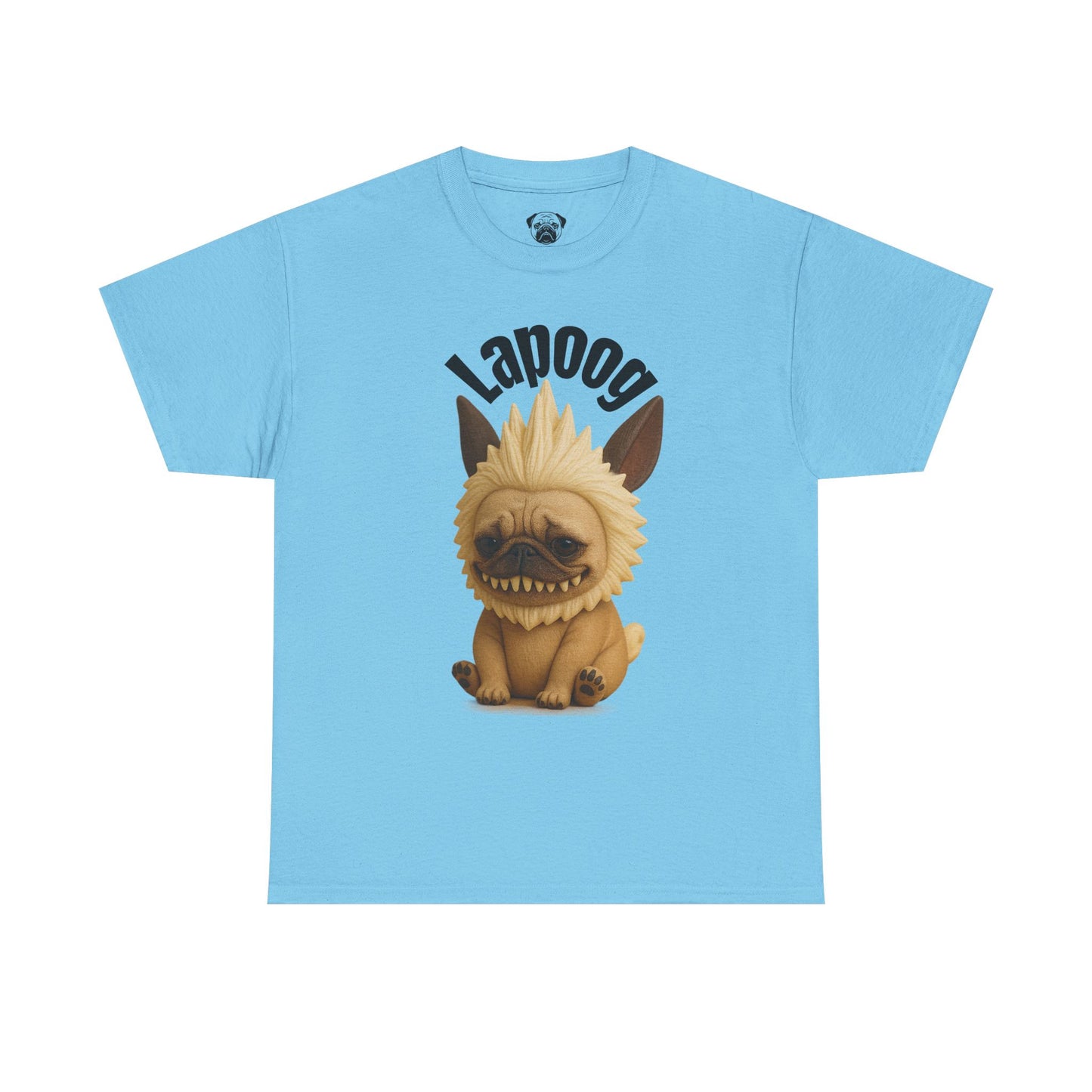 Cute Lapoog Tee, Casual Dog Lover's T-Shirt, Halloween Gift for Pet Owners, Funny Friendship Shirt, Unisex Cotton Tee