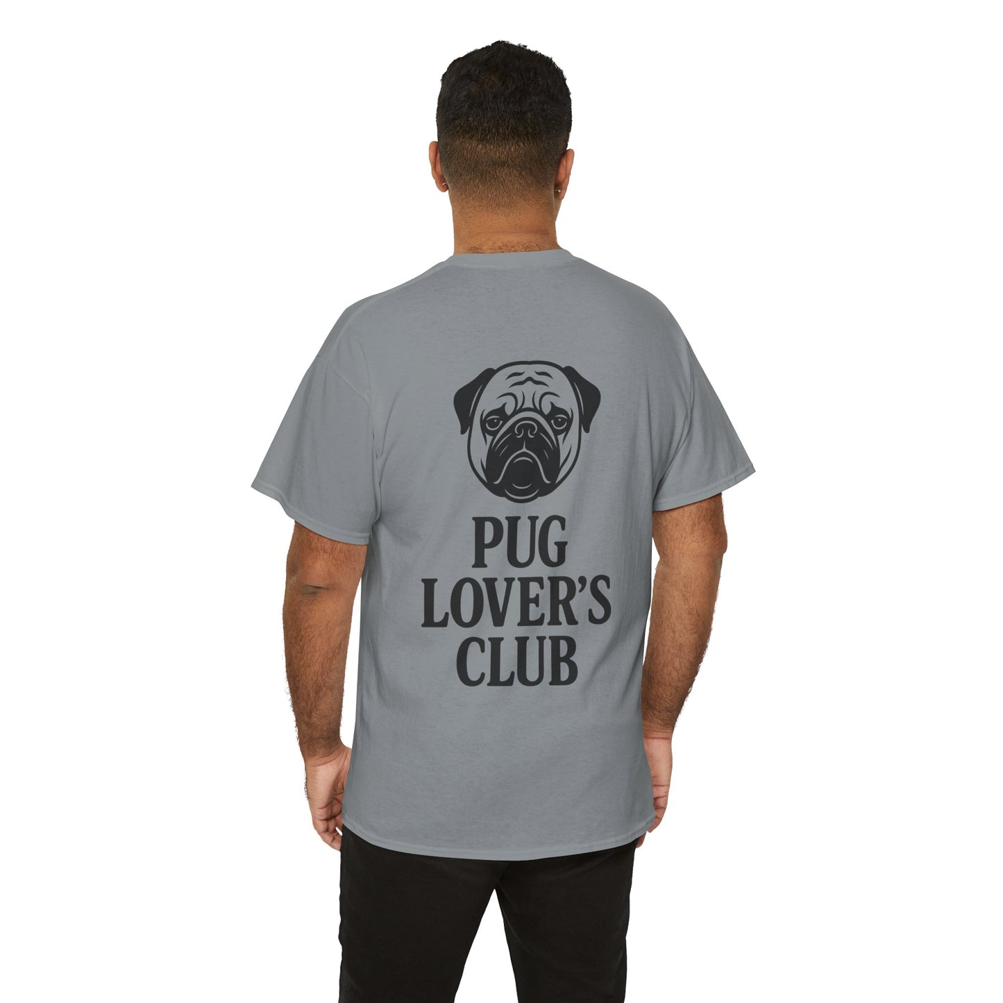 Cute Pug Lover's Club, Casual Dog Lover's T-Shirt, Gift for Pet Owners, Funny Friendship Shirt, Unisex Cotton Tee