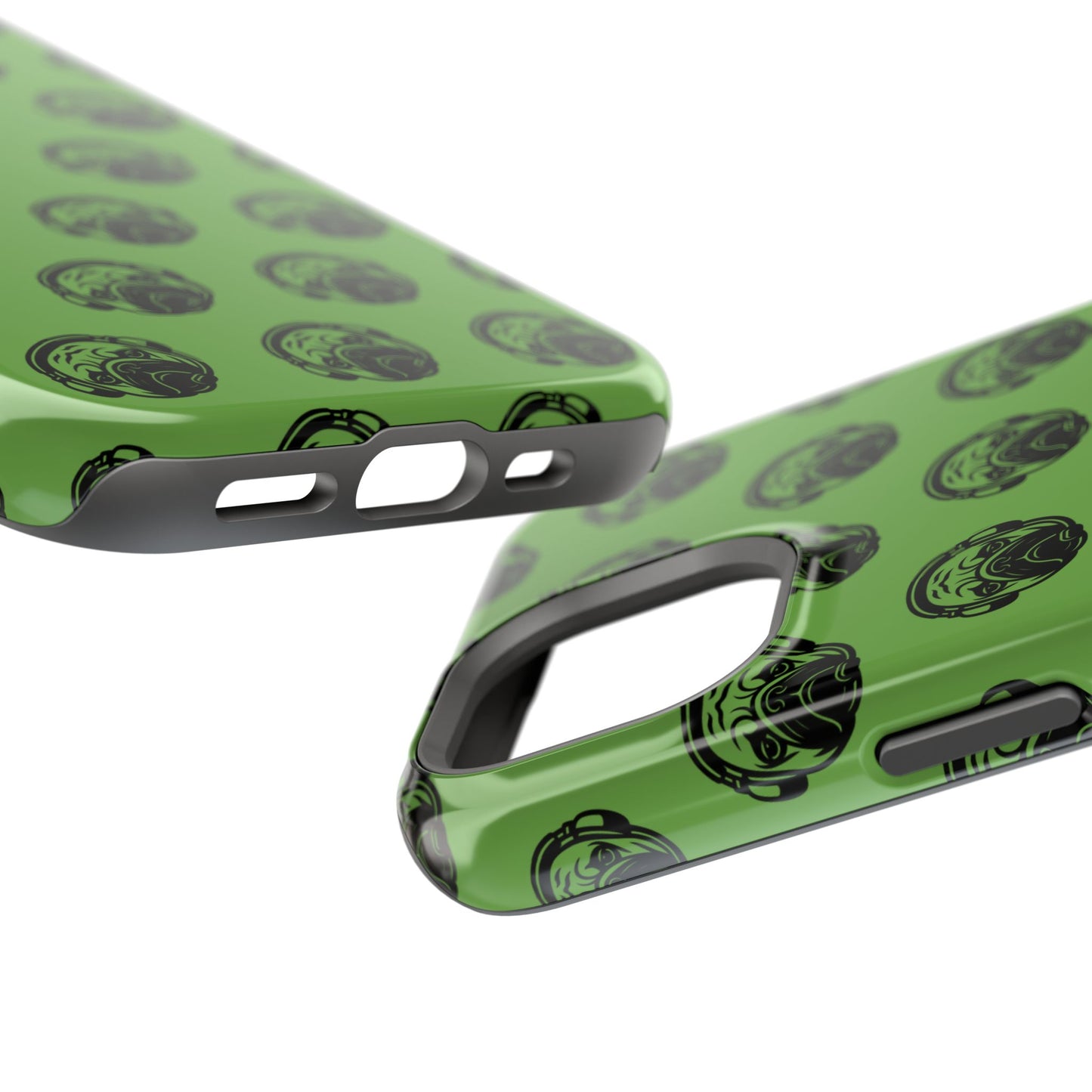 [Green] Poogstek Logo Stylish Impact-Resistant Phone Case with Cool Headphone Design, Hipster Gift, Fun Phone Accessory, Trendy Tech Case, Unique [...]