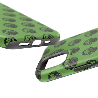 [Green] Poogstek Logo Stylish Impact-Resistant Phone Case with Cool Headphone Design, Hipster Gift, Fun Phone Accessory, Trendy Tech Case, Unique [...]