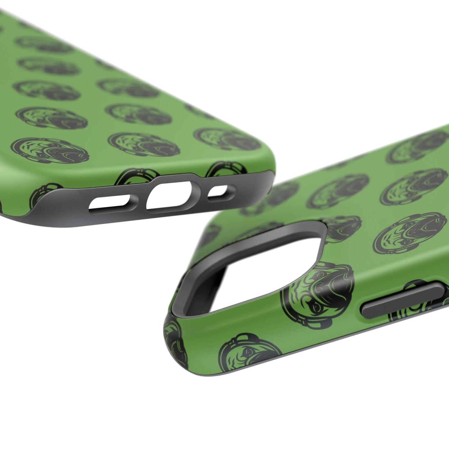 [Green] Poogstek Logo Stylish Impact-Resistant Phone Case with Cool Headphone Design, Hipster Gift, Fun Phone Accessory, Trendy Tech Case, Unique [...]