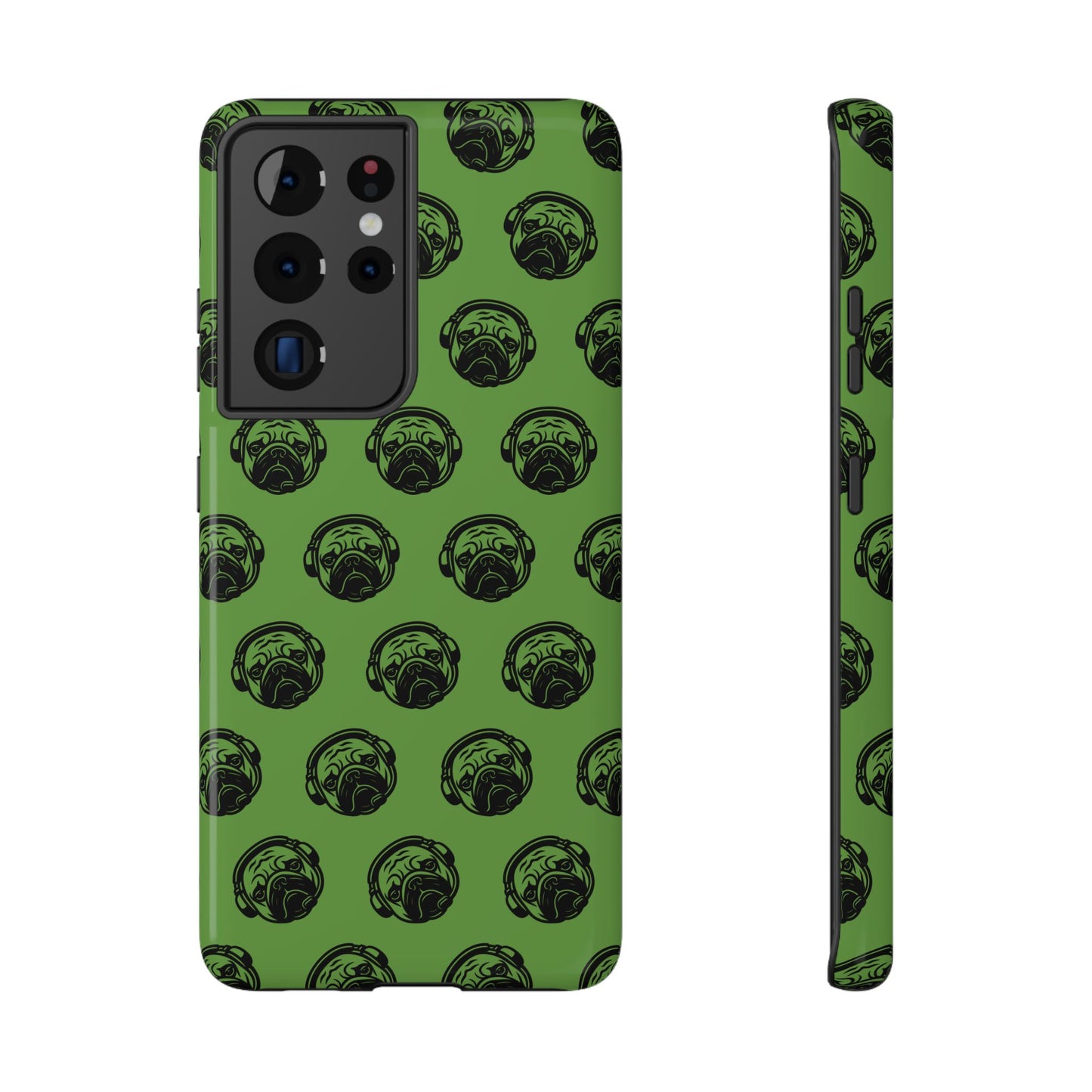 [Green] Poogstek Logo Stylish Impact-Resistant Phone Case with Cool Headphone Design, Hipster Gift, Fun Phone Accessory, Trendy Tech Case, Unique [...]