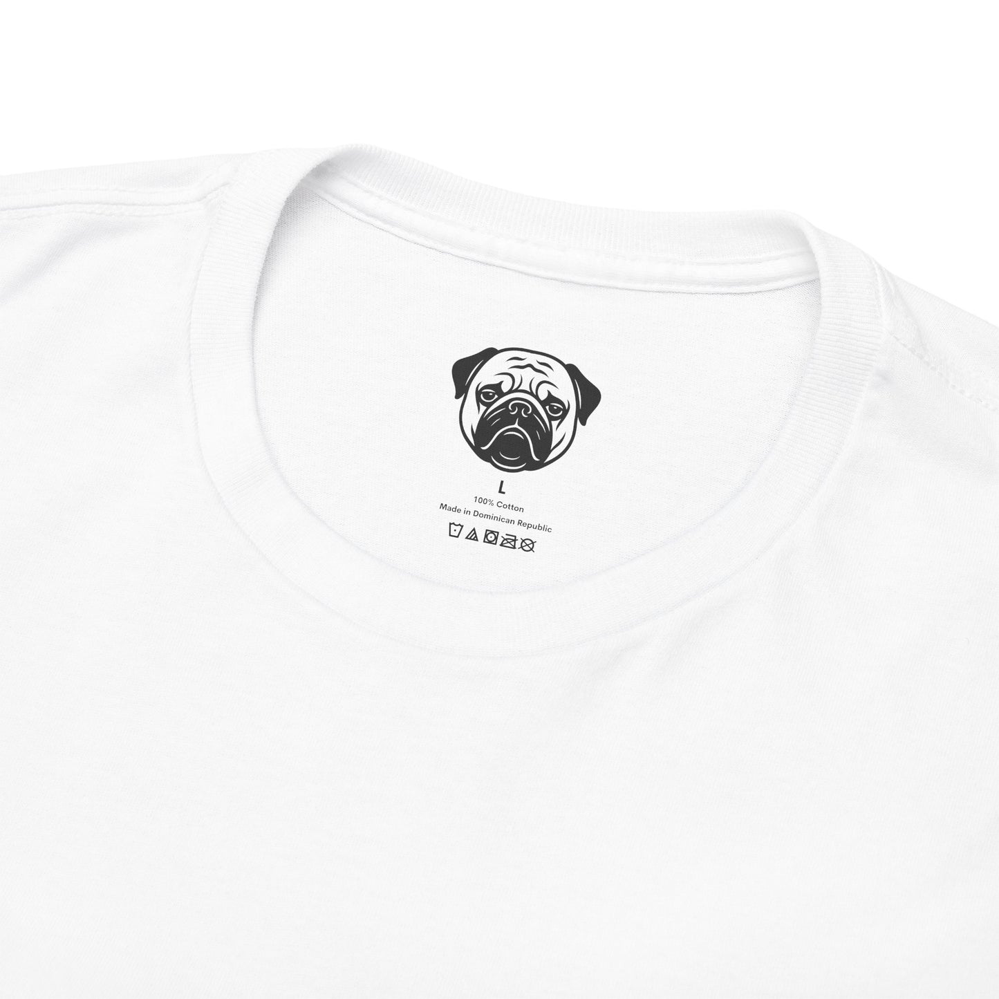 Cute Pug I Miss My Human Tee, Casual Dog Lover's T-Shirt, Gift for Pet Owners, Funny Friendship Shirt, Unisex Cotton Tee