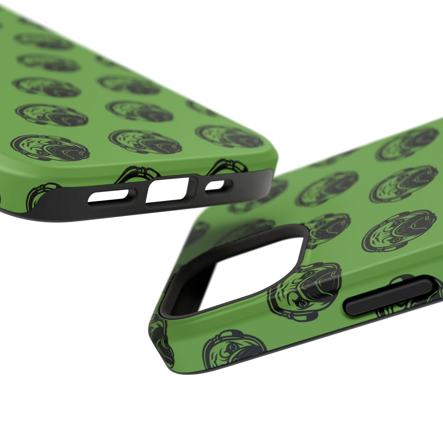 [Green] Poogstek Logo Stylish Impact-Resistant Phone Case with Cool Headphone Design, Hipster Gift, Fun Phone Accessory, Trendy Tech Case, Unique [...]