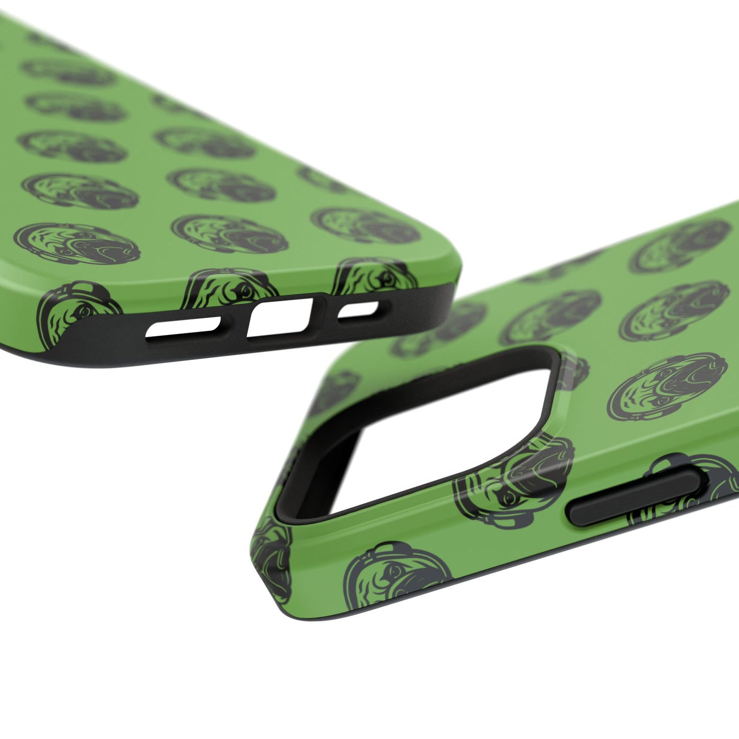 [Green] Poogstek Logo Stylish Impact-Resistant Phone Case with Cool Headphone Design, Hipster Gift, Fun Phone Accessory, Trendy Tech Case, Unique [...]