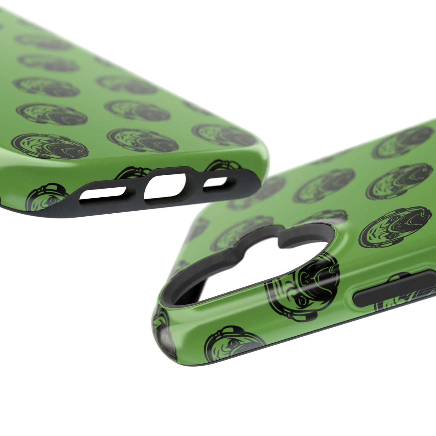 [Green] Poogstek Logo Stylish Impact-Resistant Phone Case with Cool Headphone Design, Hipster Gift, Fun Phone Accessory, Trendy Tech Case, Unique [...]