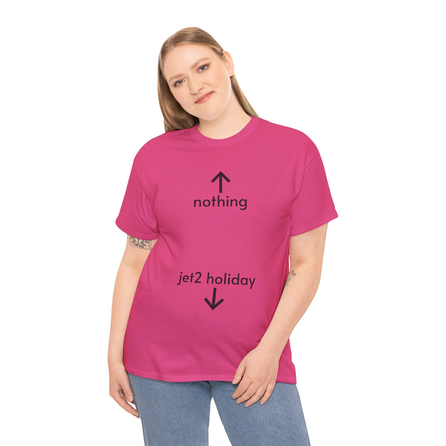 Unisex Typography Humor Tee – Nothing beats a Jet2 holiday