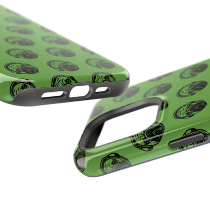 [Green] Poogstek Logo Stylish Impact-Resistant Phone Case with Cool Headphone Design, Hipster Gift, Fun Phone Accessory, Trendy Tech Case, Unique [...]