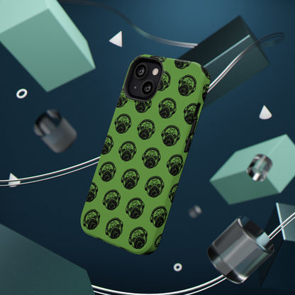 [Green] Poogstek Logo Stylish Impact-Resistant Phone Case with Cool Headphone Design, Hipster Gift, Fun Phone Accessory, Trendy Tech Case, Unique [...]