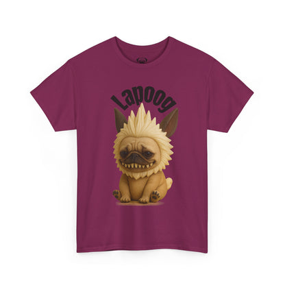 Cute Lapoog Tee, Casual Dog Lover's T-Shirt, Halloween Gift for Pet Owners, Funny Friendship Shirt, Unisex Cotton Tee