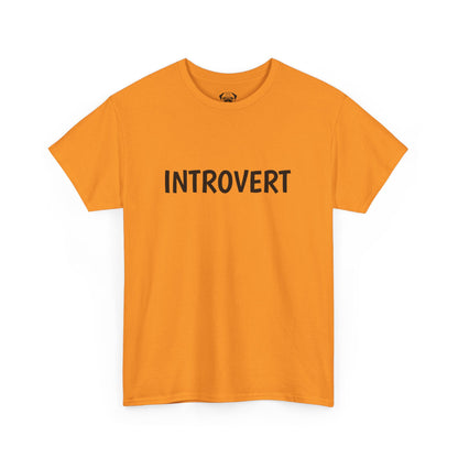 Typography "Introvert" Unisex T-Shirt
