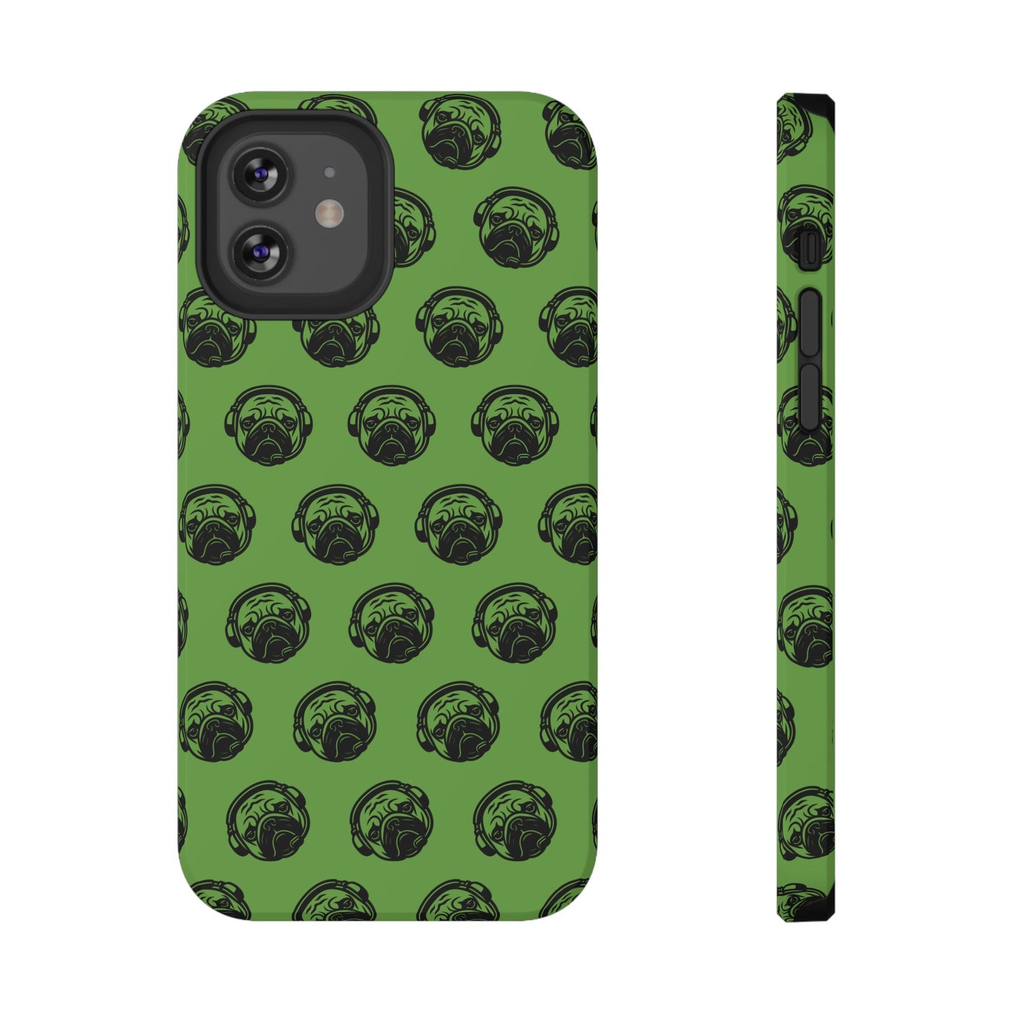 [Green] Poogstek Logo Stylish Impact-Resistant Phone Case with Cool Headphone Design, Hipster Gift, Fun Phone Accessory, Trendy Tech Case, Unique [...]