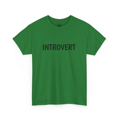 Typography "Introvert" Unisex T-Shirt