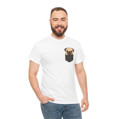 Cute Pug Lover's Club, Casual Dog Lover's T-Shirt, Gift for Pet Owners, Funny Friendship Shirt, Unisex Cotton Tee